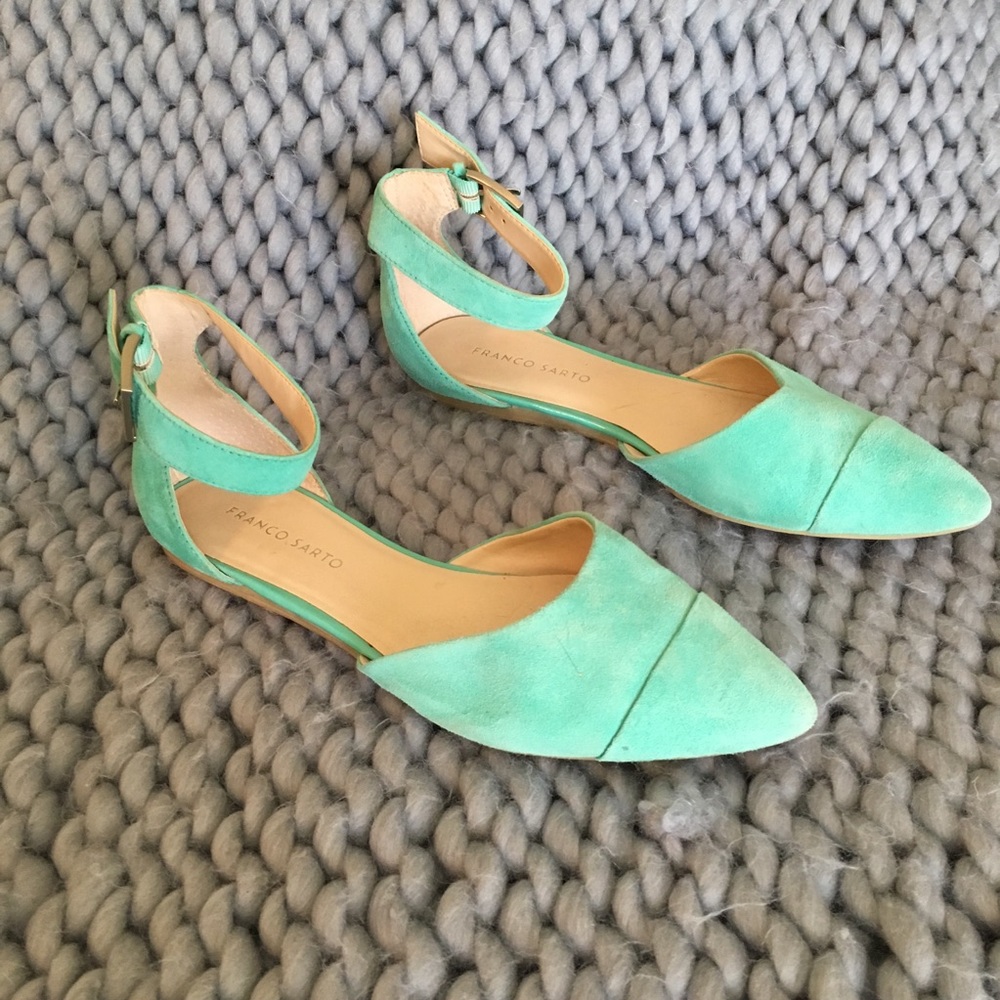 Suede Pointed Flats